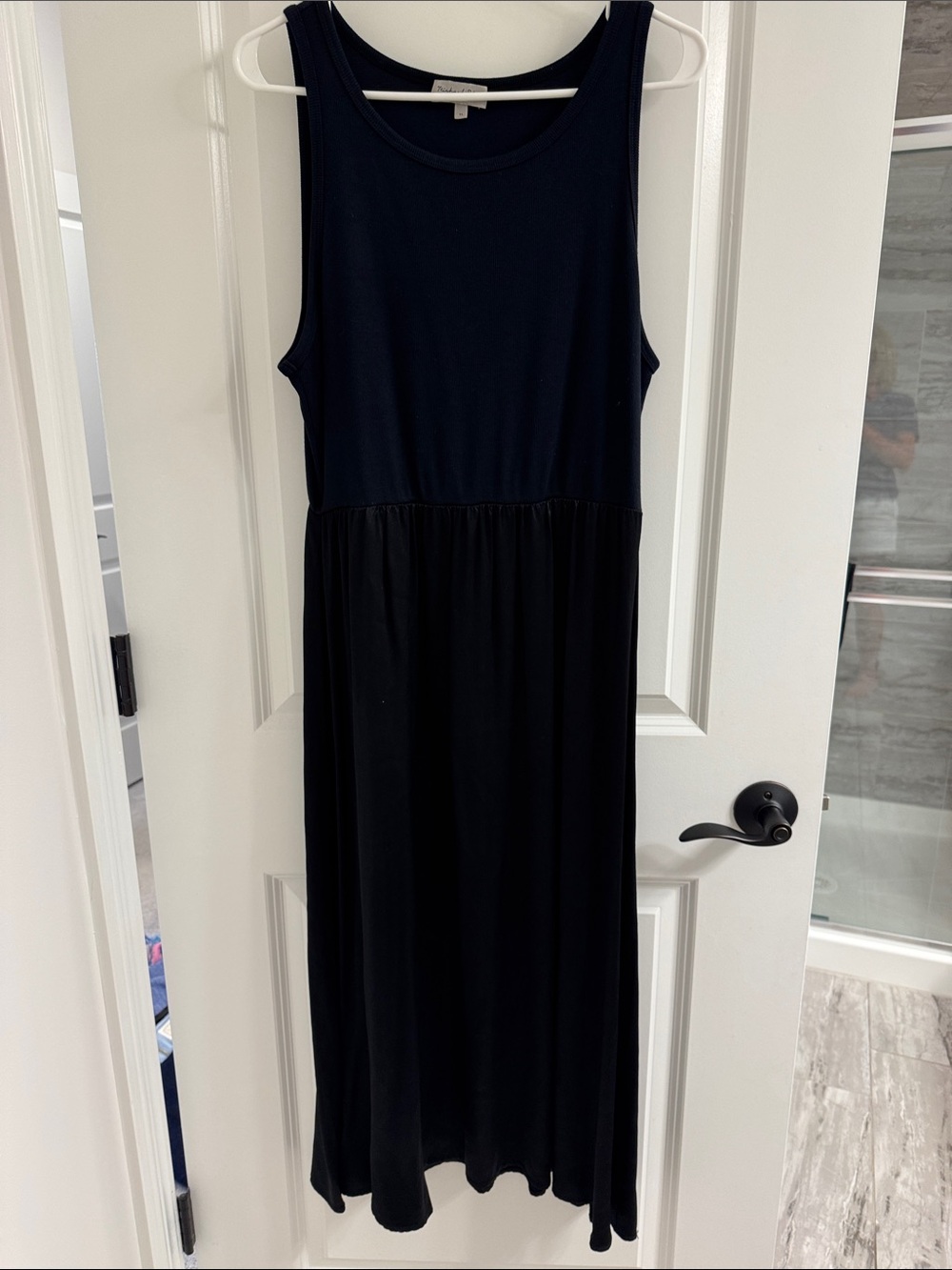 Michael Stars Black and Navy Sleeveless Maxi Dress